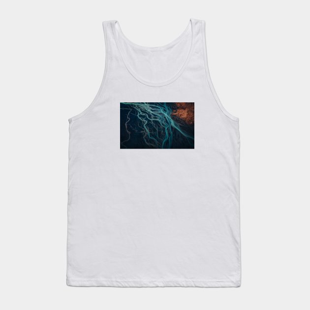 Glacial River Landscape Tank Top by withluke